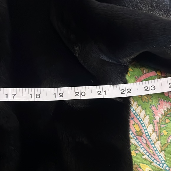 Kooples black faux fur coat - Picture 6 of 7